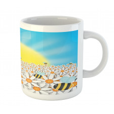 Daisies and Bees Mug