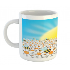 Daisies and Bees Mug