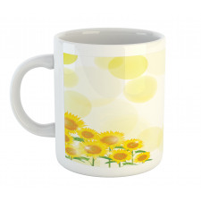 Sunflowers Blots Mug