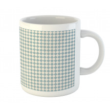 Diamond Check Rhombus Mug