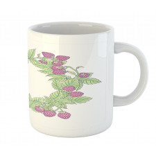 Raspberry Wreath Mug