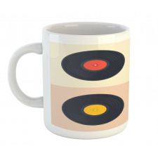 Pastel Record Discs Mug