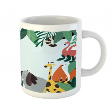 Wild Fauna and Exotic Leaves Mug