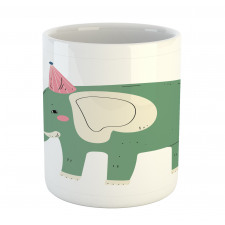 Animal with Gift Box Mug