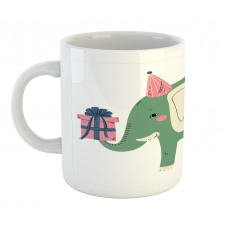 Animal with Gift Box Mug