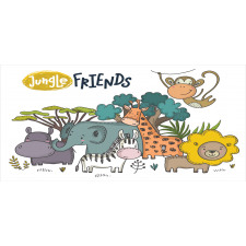 Cartoon Jungle Friends Fauna Mug