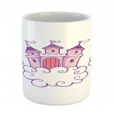 Dreamy Fortress Clouds Art Mug