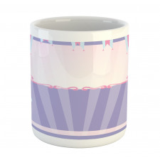 Party Theme Curtain Fortress Mug