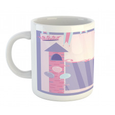 Party Theme Curtain Fortress Mug