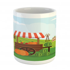 Farmer Selling Products Mug