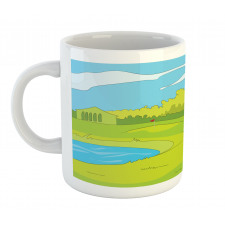 Grass and Pond Mug