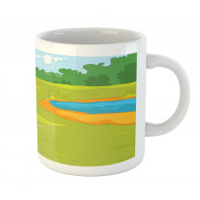 Flags Grass Land Mug