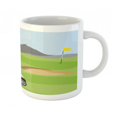 Car Field Flag Mug