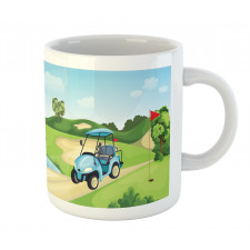 Hills Car Flags Mug