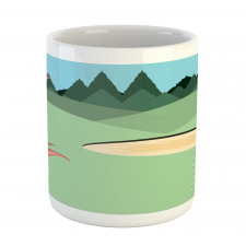 Hills Flags Woods Mug