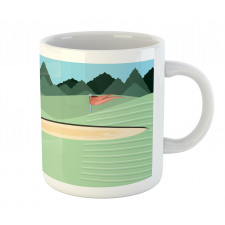 Hills Flags Woods Mug