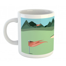 Hills Flags Woods Mug