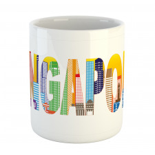 Vibrant Lettering Design Mug