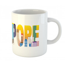 Vibrant Lettering Design Mug