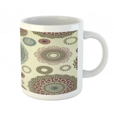 Oriental Round Motifs Mug