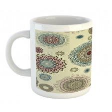 Oriental Round Motifs Mug