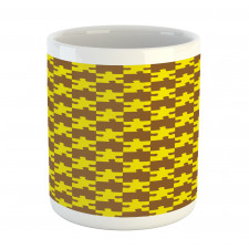 Bicolour Puzzle Pieces Mug