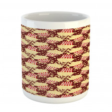 Movie and Popcorn Pattern Mug