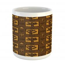 Abstract Nature Botany Mug