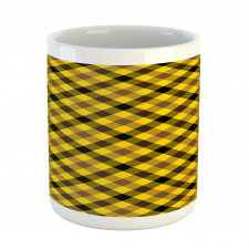 Striped Square Check Mug