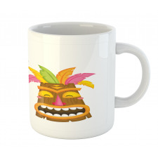 Exotic Colorful Hawaii Masks Mug