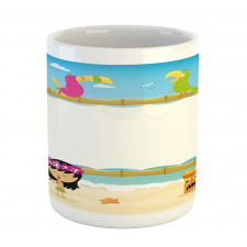 Hawaiian Children Happy Birds Mug