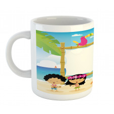 Hawaiian Children Happy Birds Mug