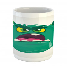 Fluffy Angry Monster Cartoon Mug