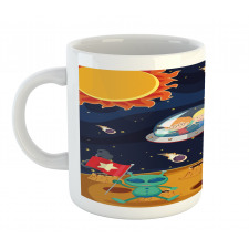 Children Space Travel Galaxy Mug