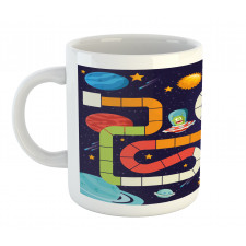 Cartoon Style Children Flying Mug