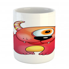 Bizarre Creature with Horns Mug