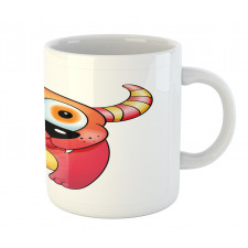 Bizarre Creature with Horns Mug