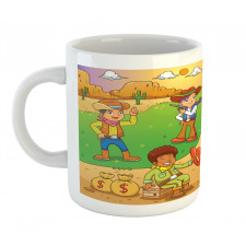 Wild West Cowboy Kids Mug