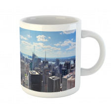 Skyscrapers Aerial View Mug