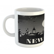 Grunge Nighttime City Mug