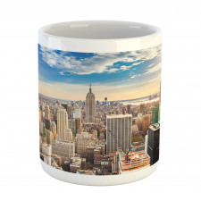 Sunset Urban Aerial Photo Mug