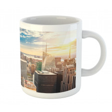 Sunset Urban Aerial Photo Mug