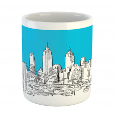 Pencil Drawn Brooklyn Mug