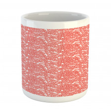 Abstract Red Caviar Graphic Mug