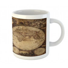 Historic Old Atlas Mug