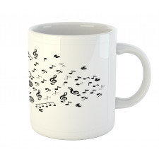 Flowing Motifs Birds Mug