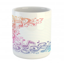 Hand Drawn Swirls Stars Mug