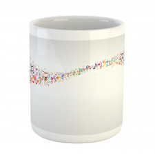 Colorful Wave Banner Mug