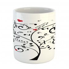 Romantic Tree and Hearts Mug