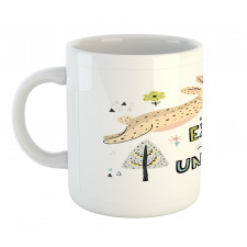 Hopping Bunny Botany Mug